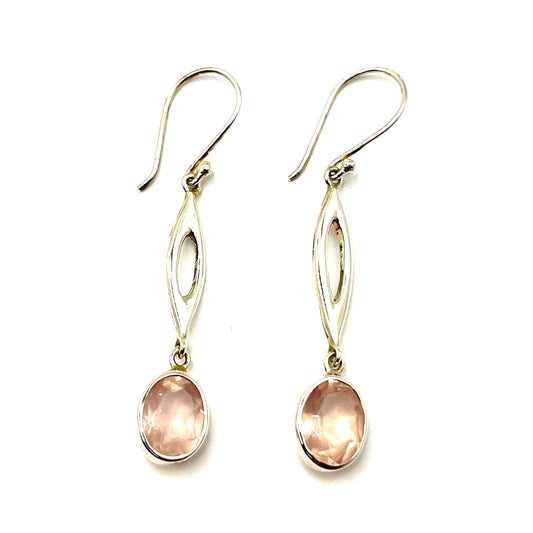 Rose Quartz Earrings